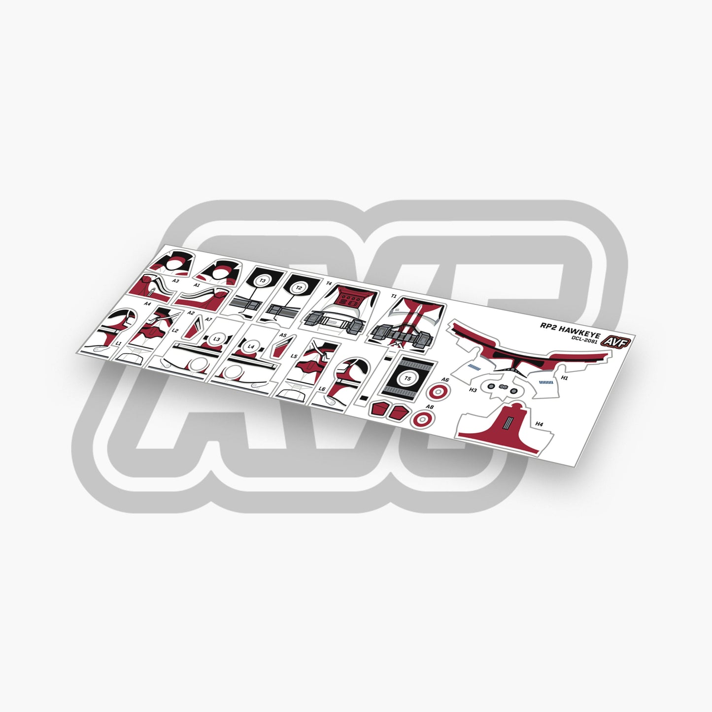 Hawkeye Decals