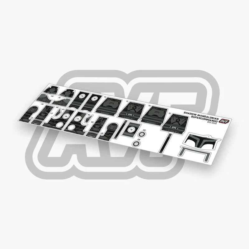 Shadow Mandalorian Supercommando Decals