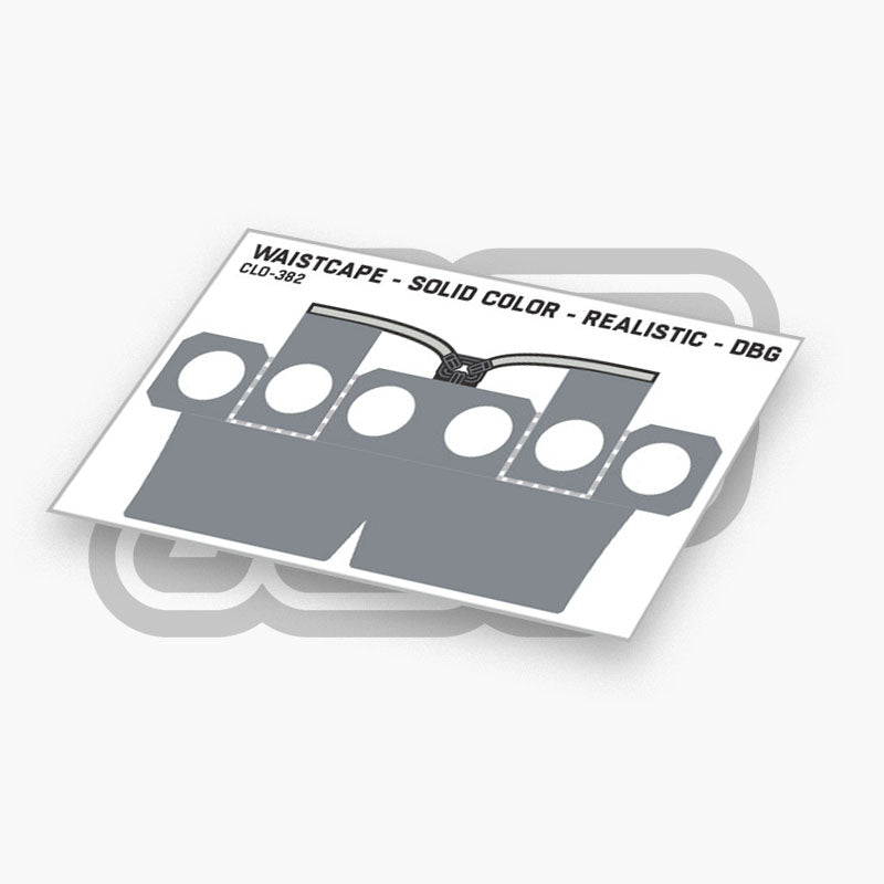 Solid Colored Waistcape Cloth