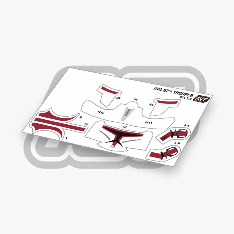 87th Trooper Decals