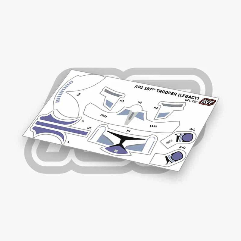 187th Trooper Decals