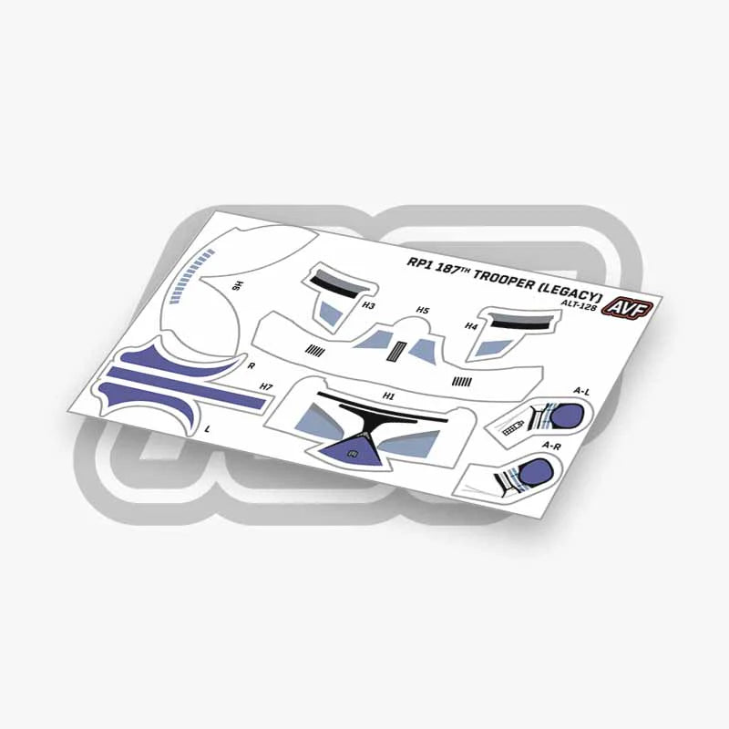 187th Trooper Decals