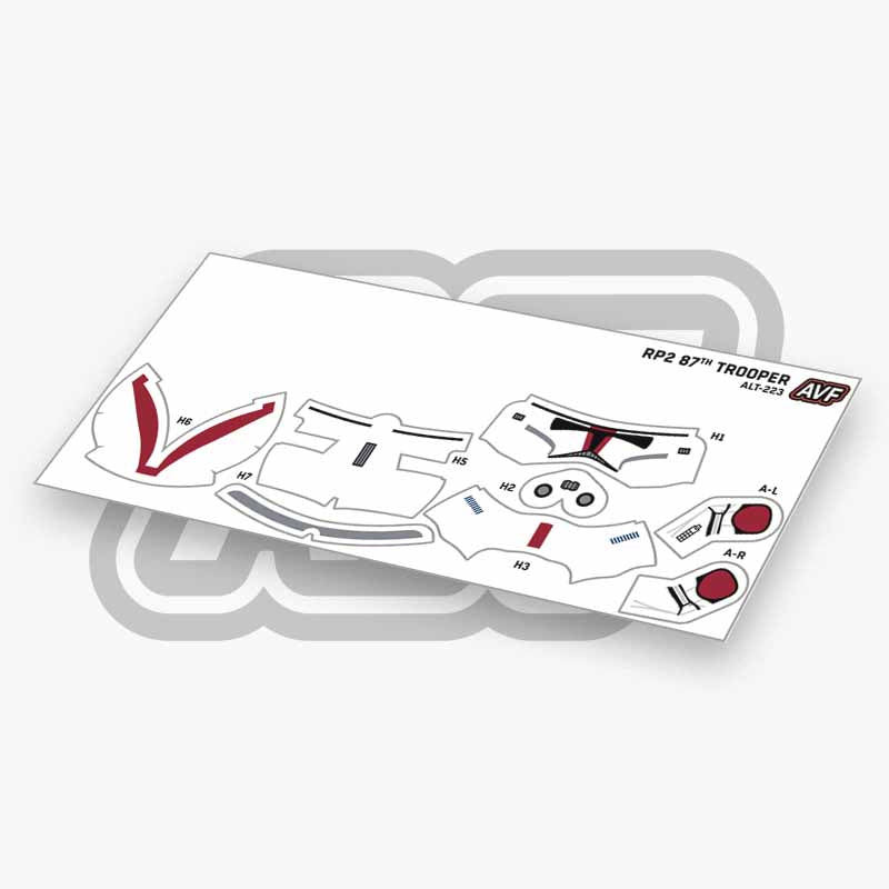 87th Trooper Decals