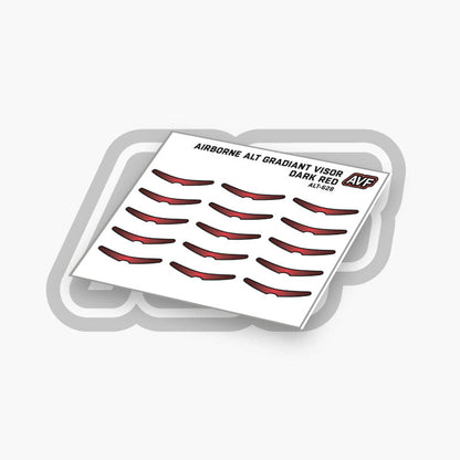 Airborne Alternate Gradient Visor Decals