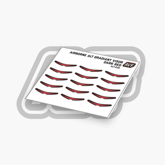 Airborne Alternate Gradient Visor Decals