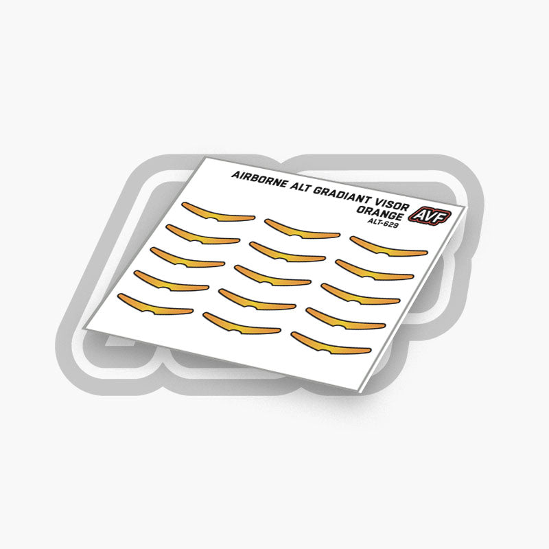 Airborne Alternate Gradient Visor Decals