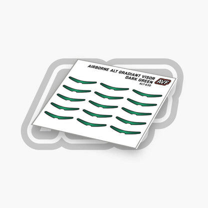 Airborne Alternate Gradient Visor Decals