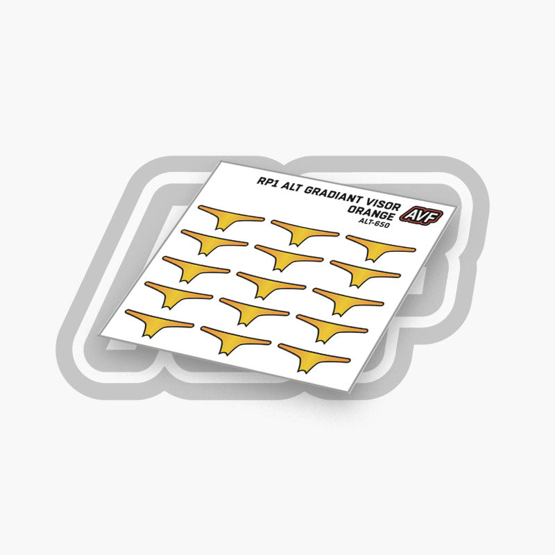 RP1 Alternate Gradient Visor Decals