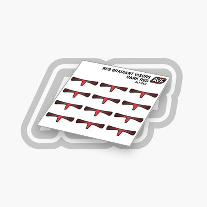 RP2 Alternate Gradient Visor Decals