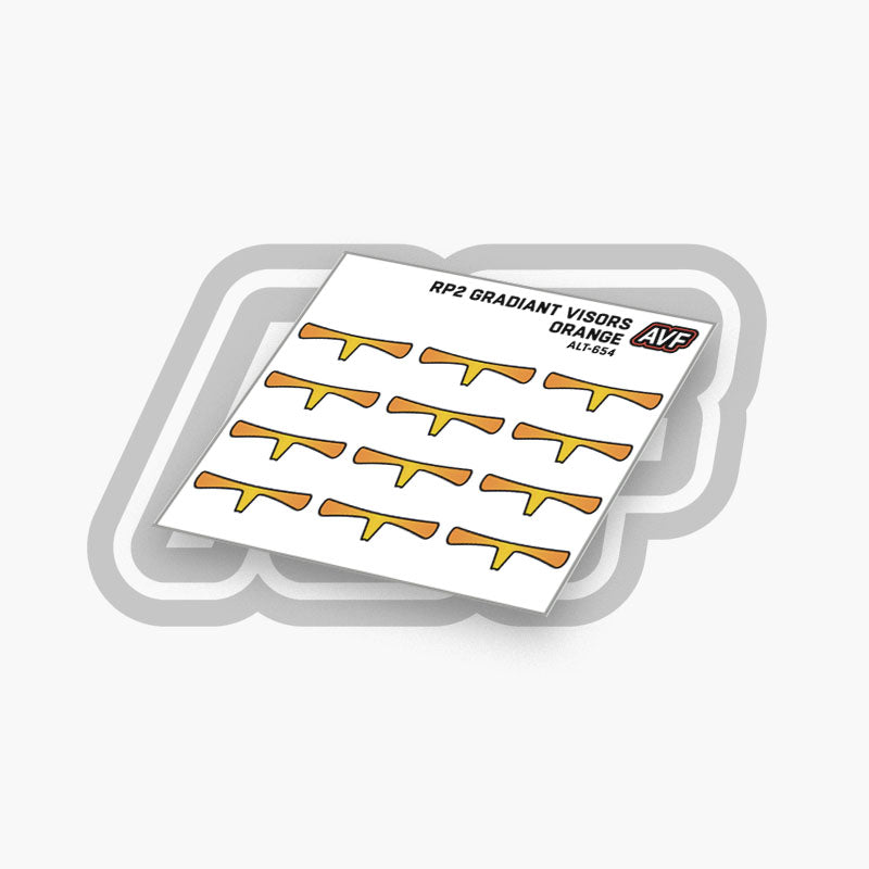 RP2 Alternate Gradient Visor Decals