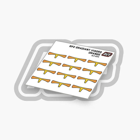 RP2 Alternate Gradient Visor Decals