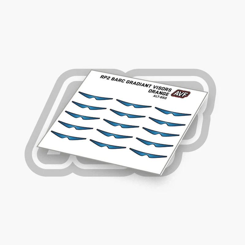 RP2 BARC Alternate Gradient Visor Decals