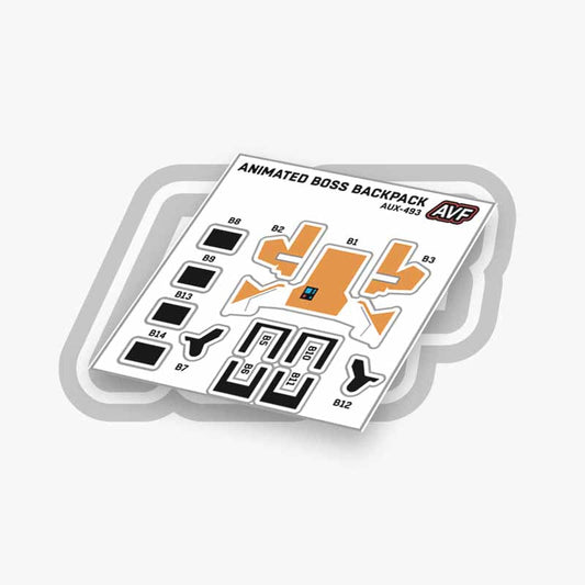 Commando Standard Backpack Decals