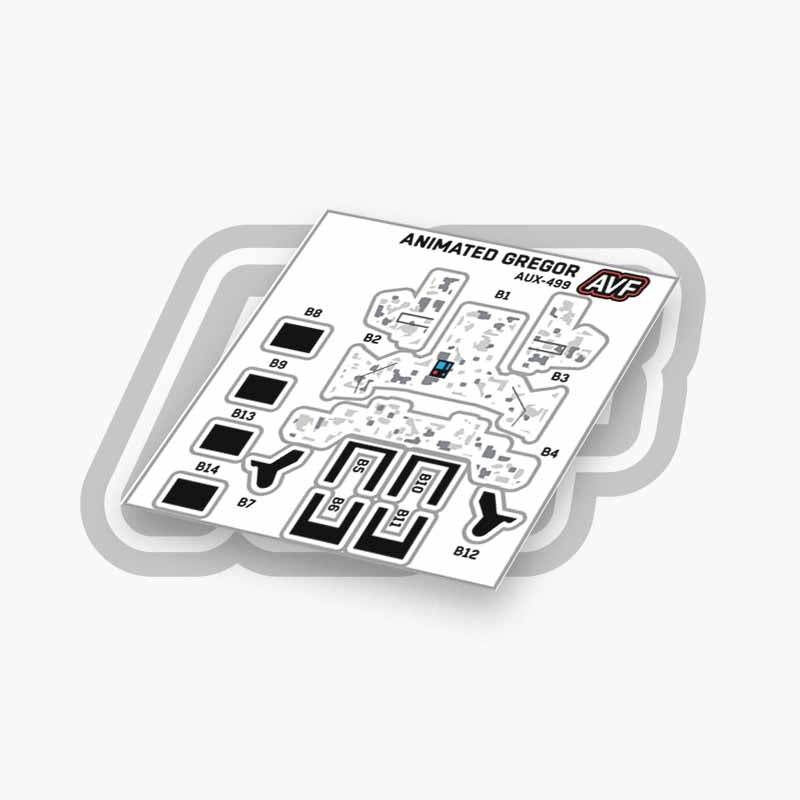 Commando Standard Backpack Decals