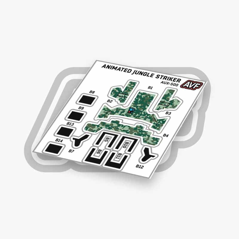 Commando Standard Backpack Decals