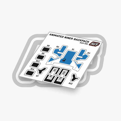 Commando Standard Backpack Decals