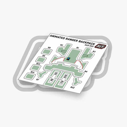 Commando Standard Backpack Decals