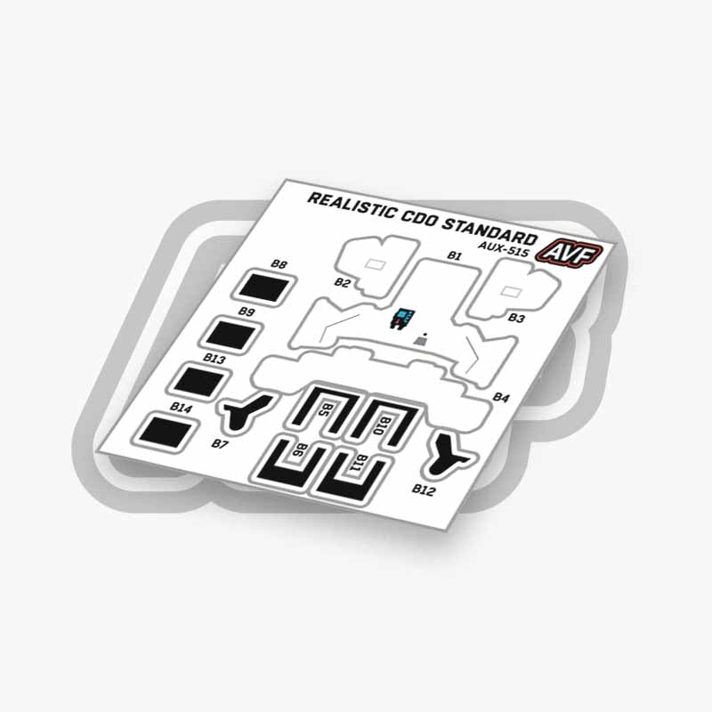 Commando Standard Backpack Decals