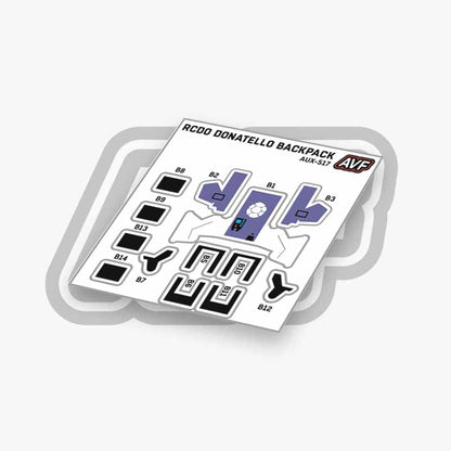 Commando Standard Backpack Decals