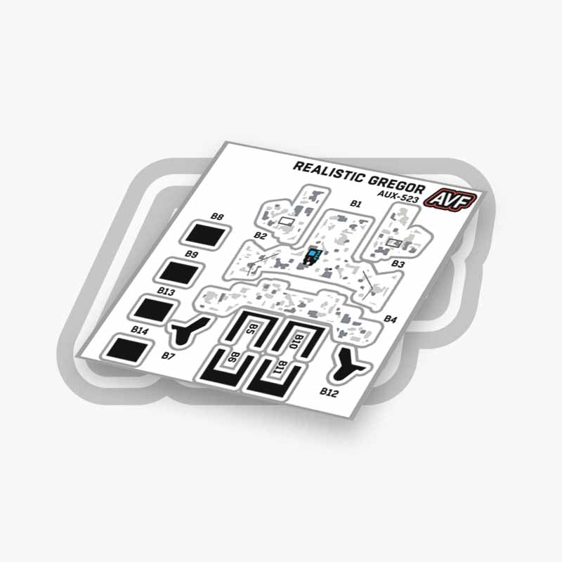 Commando Standard Backpack Decals