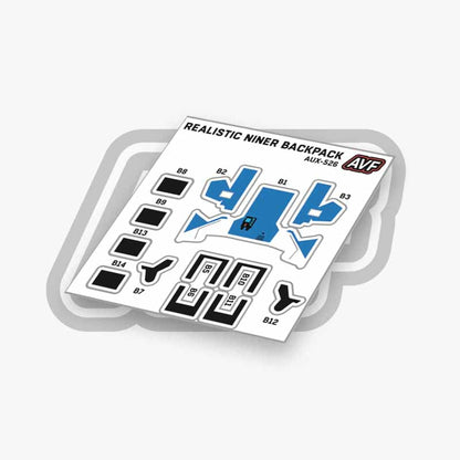 Commando Standard Backpack Decals