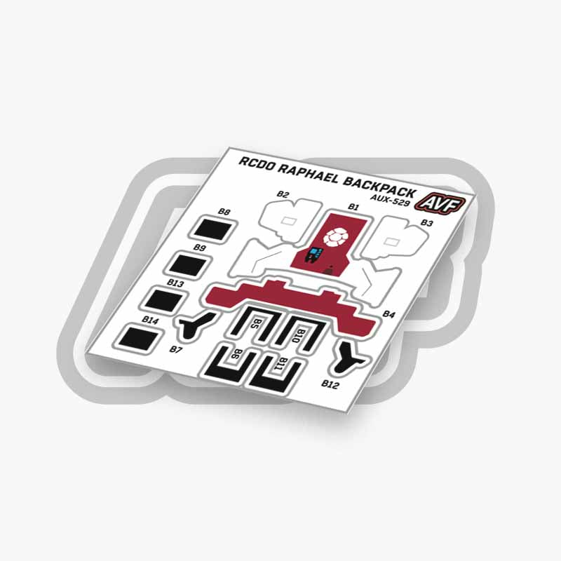 Commando Standard Backpack Decals