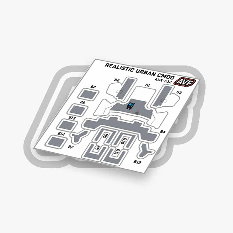 Commando Standard Backpack Decals