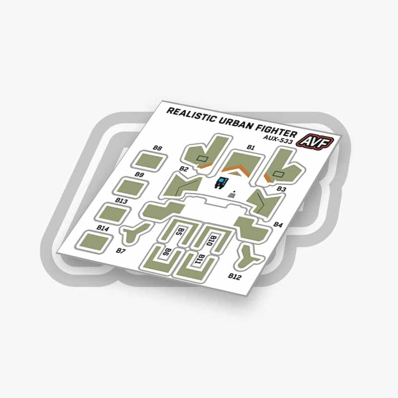 Commando Standard Backpack Decals