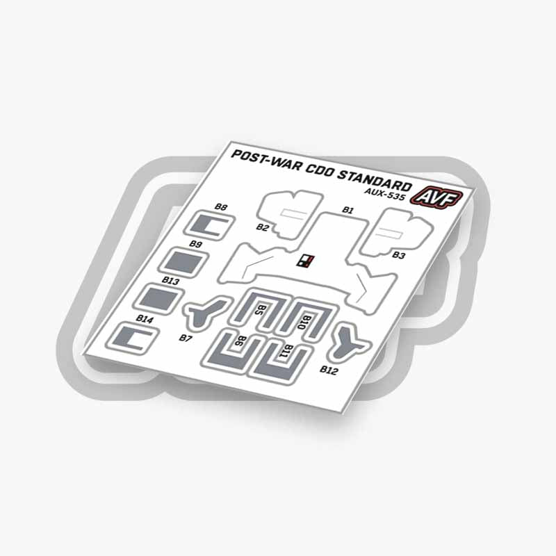 Commando Standard Backpack Decals