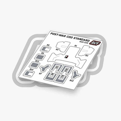 Commando Standard Backpack Decals