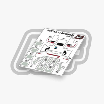 Commando Standard Backpack Decals