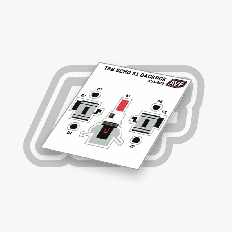 Tech/Echo Backpack Decals