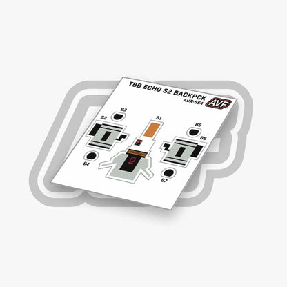 Tech/Echo Backpack Decals