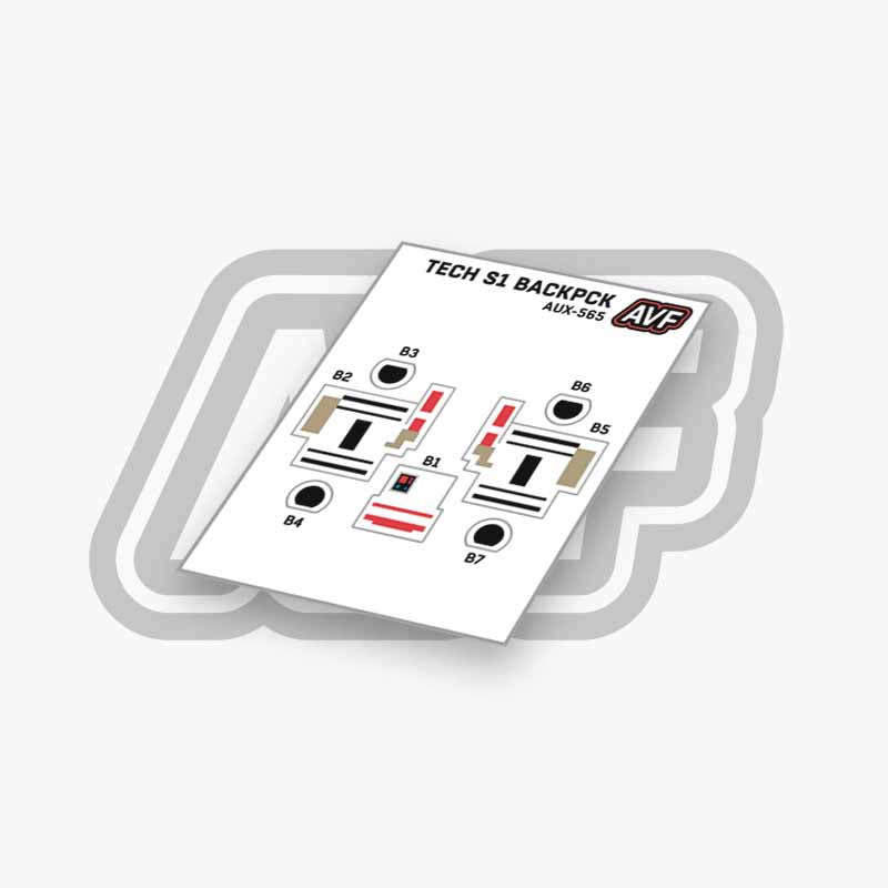 Tech/Echo Backpack Decals