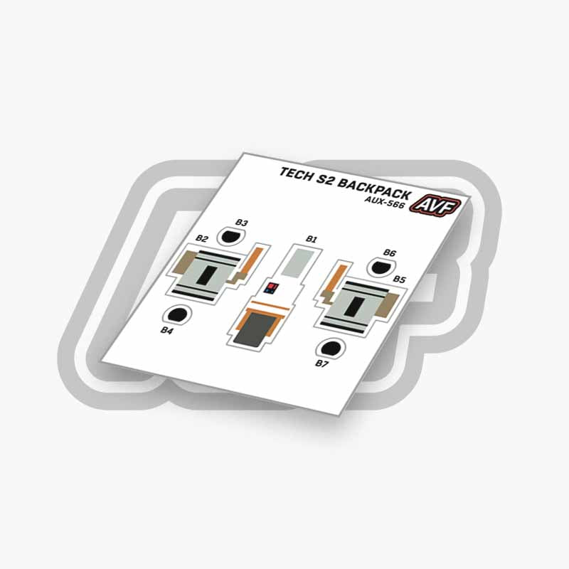 Tech/Echo Backpack Decals