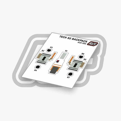 Tech/Echo Backpack Decals