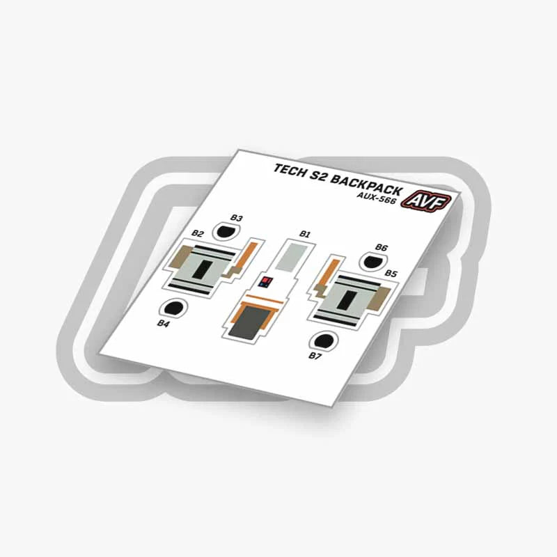 Tech/Echo Backpack Decals