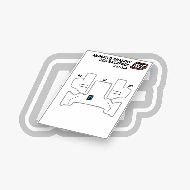 Commando Standard Backpack Decals