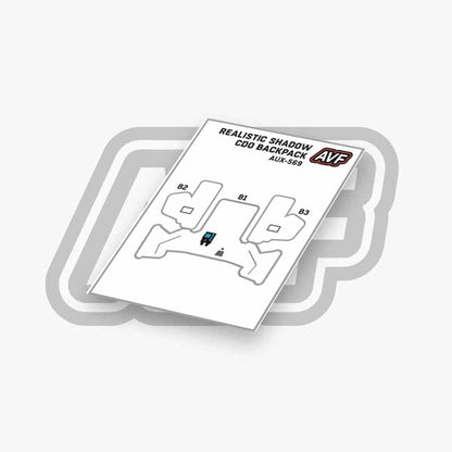 Commando Standard Backpack Decals