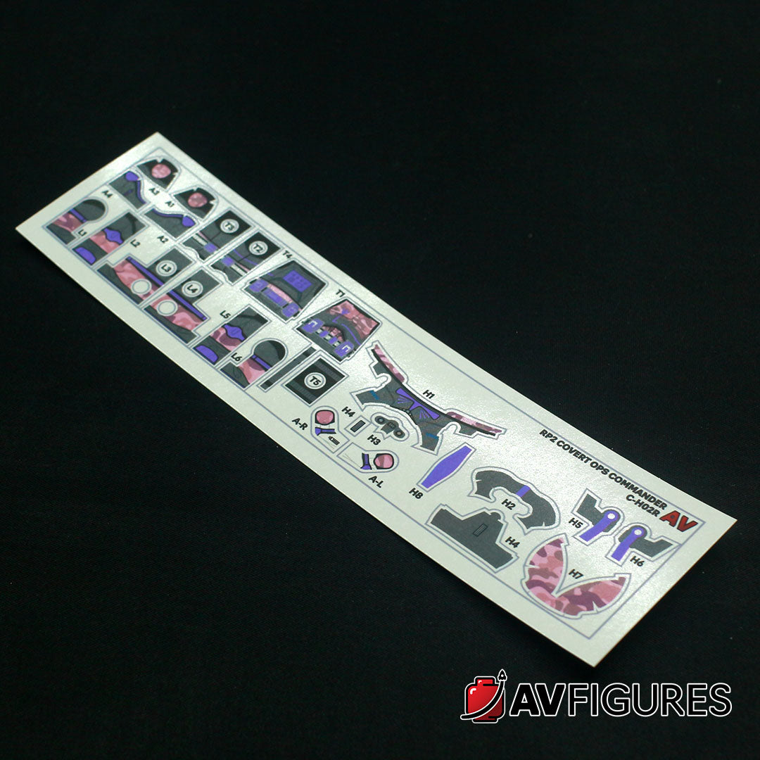Covert Ops Commander Decals