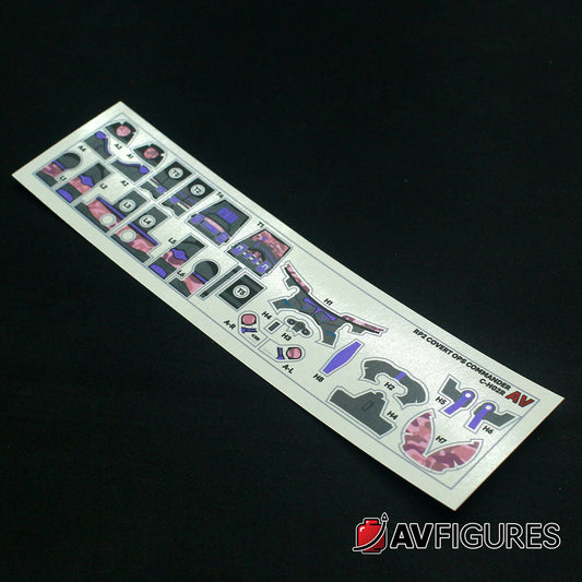 Covert Ops Commander Decals