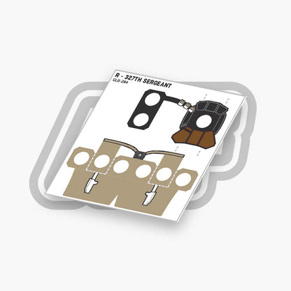 327th Sergeant Cloth