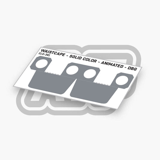 Solid Colored Waistcape Cloth