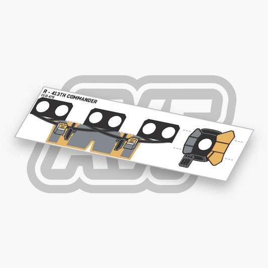 413th Commander Cloth