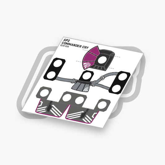 Commander Cry Cloth - CryBricks Collaboration