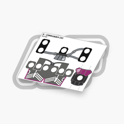 Commander Cry Cloth - CryBricks Collaboration