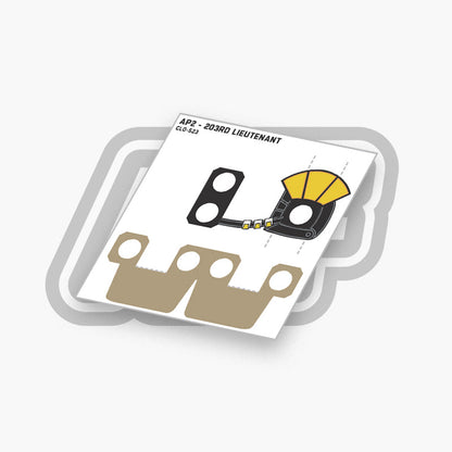 203rd Lieutenant Cloth