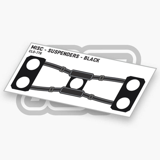 Suspenders - Black Variant Cloth
