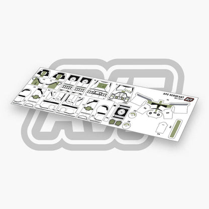 Sergeant Decals