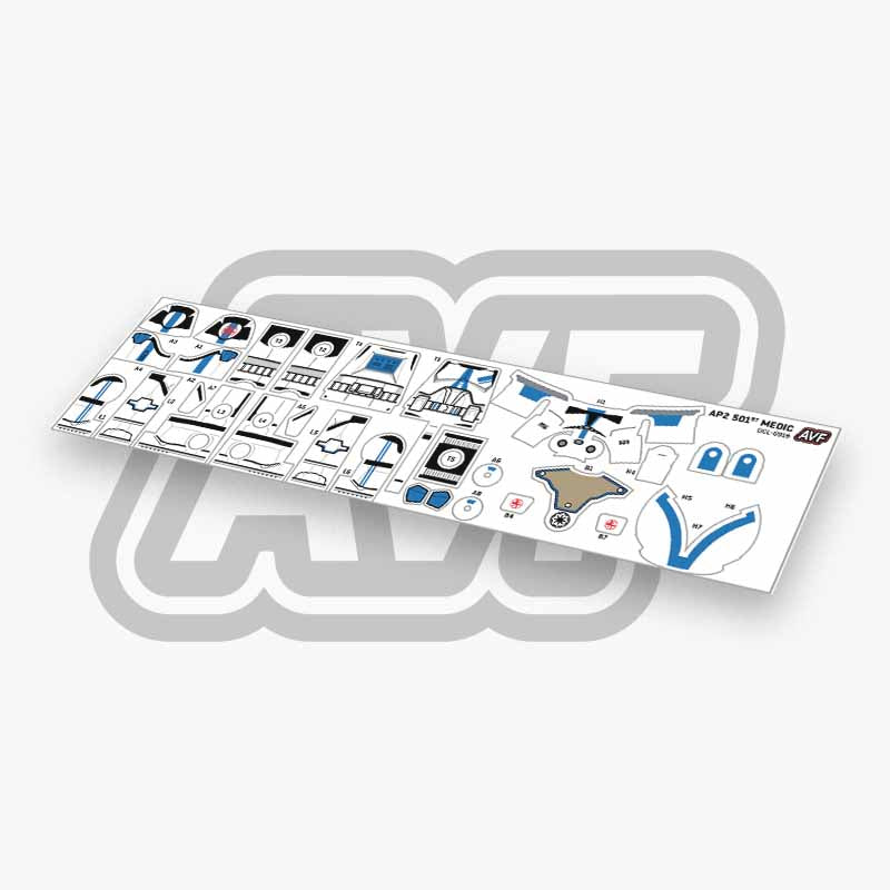 501st Medic Decals